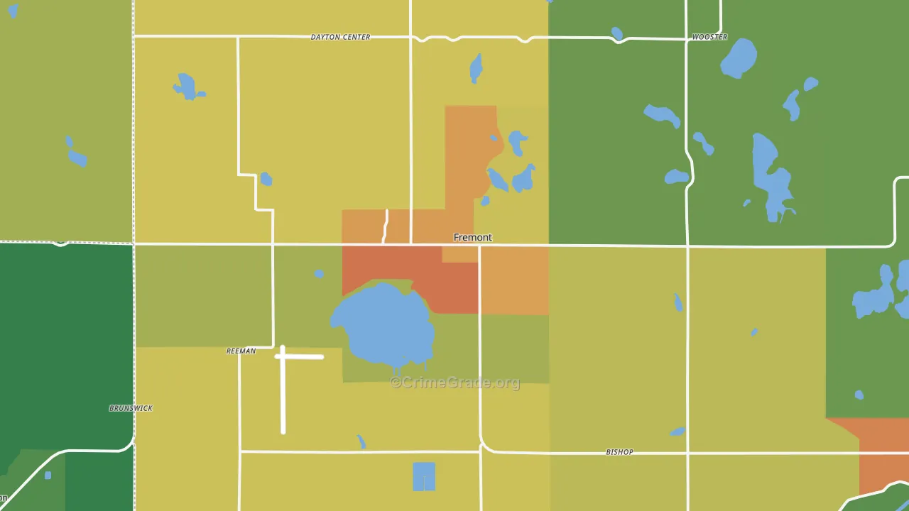 49412, MI Map of Drug-Related Crime Rates