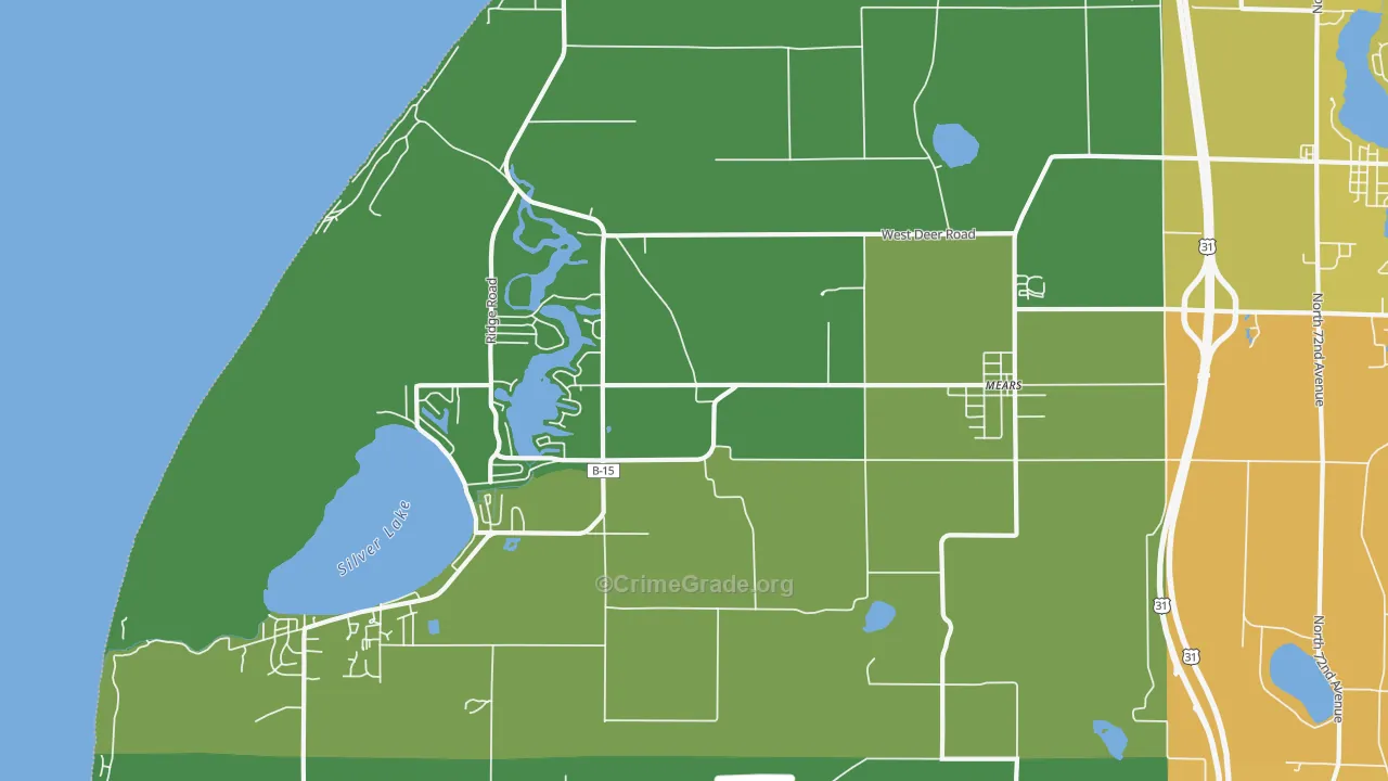 49436, MI Map of Drug-Related Crime Rates