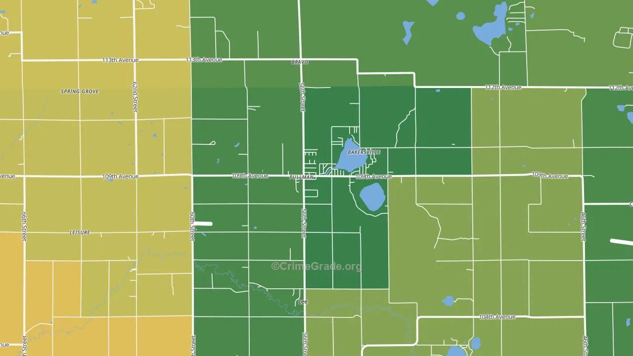 49450, MI Map of Drug-Related Crime Rates