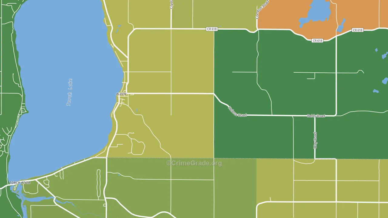 49612, MI Map of Drug-Related Crime Rates