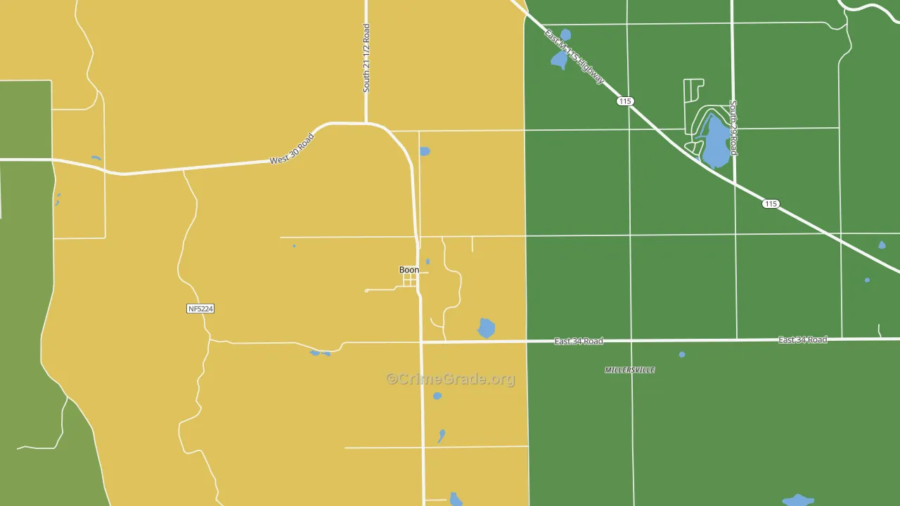 49618, MI Map of Drug-Related Crime Rates