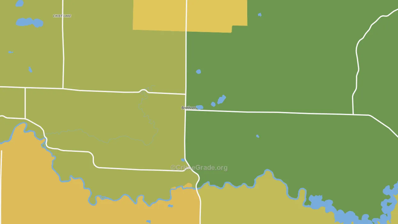 49619, MI Map of Drug-Related Crime Rates