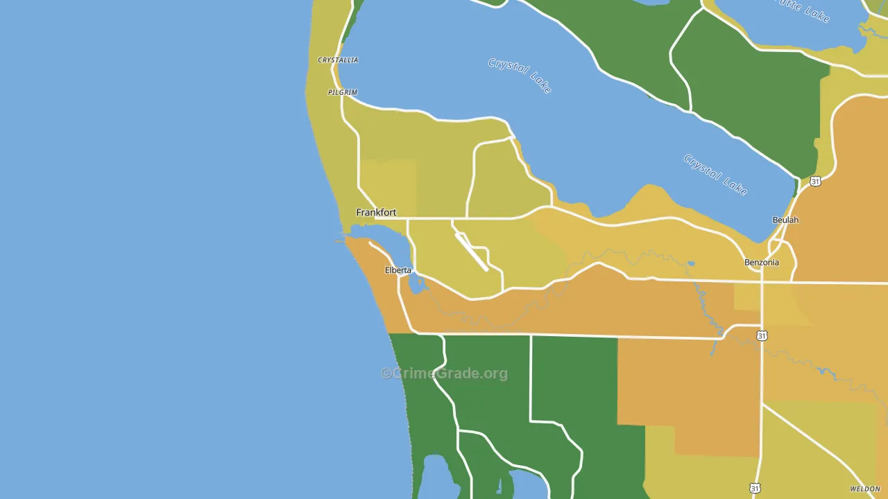 49635, MI Map of Drug-Related Crime Rates