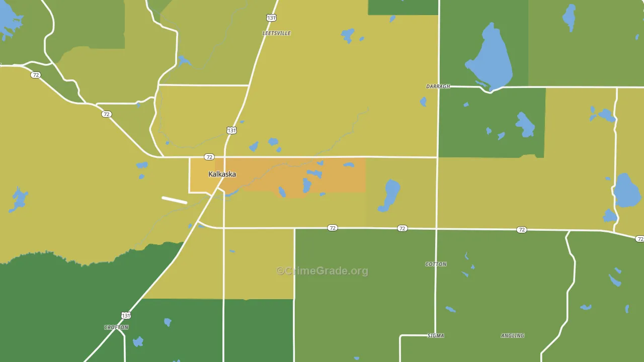 49646, MI Map of Drug-Related Crime Rates
