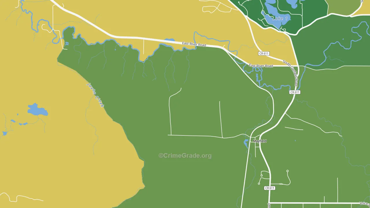 49666, MI Map of Drug-Related Crime Rates