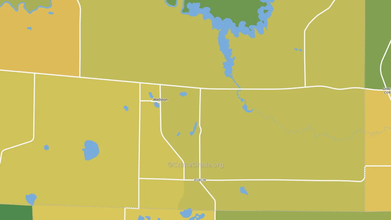 49689, MI Map of Drug-Related Crime Rates