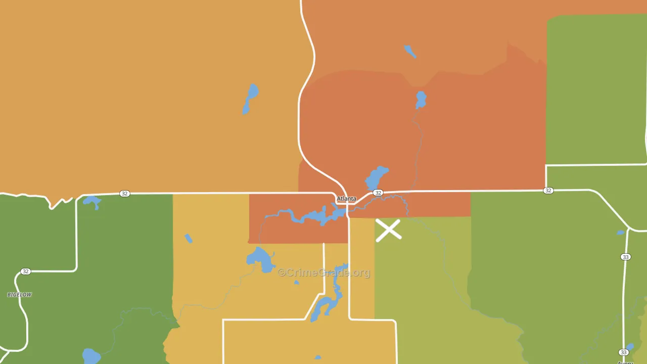 49709, MI Map of Drug-Related Crime Rates