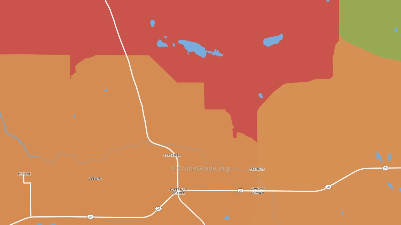 49728, MI Map of Drug-Related Crime Rates