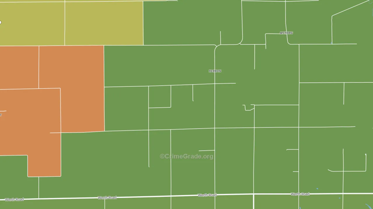49744, MI Map of Drug-Related Crime Rates
