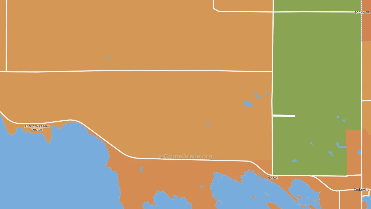 49745, MI Map of Drug-Related Crime Rates