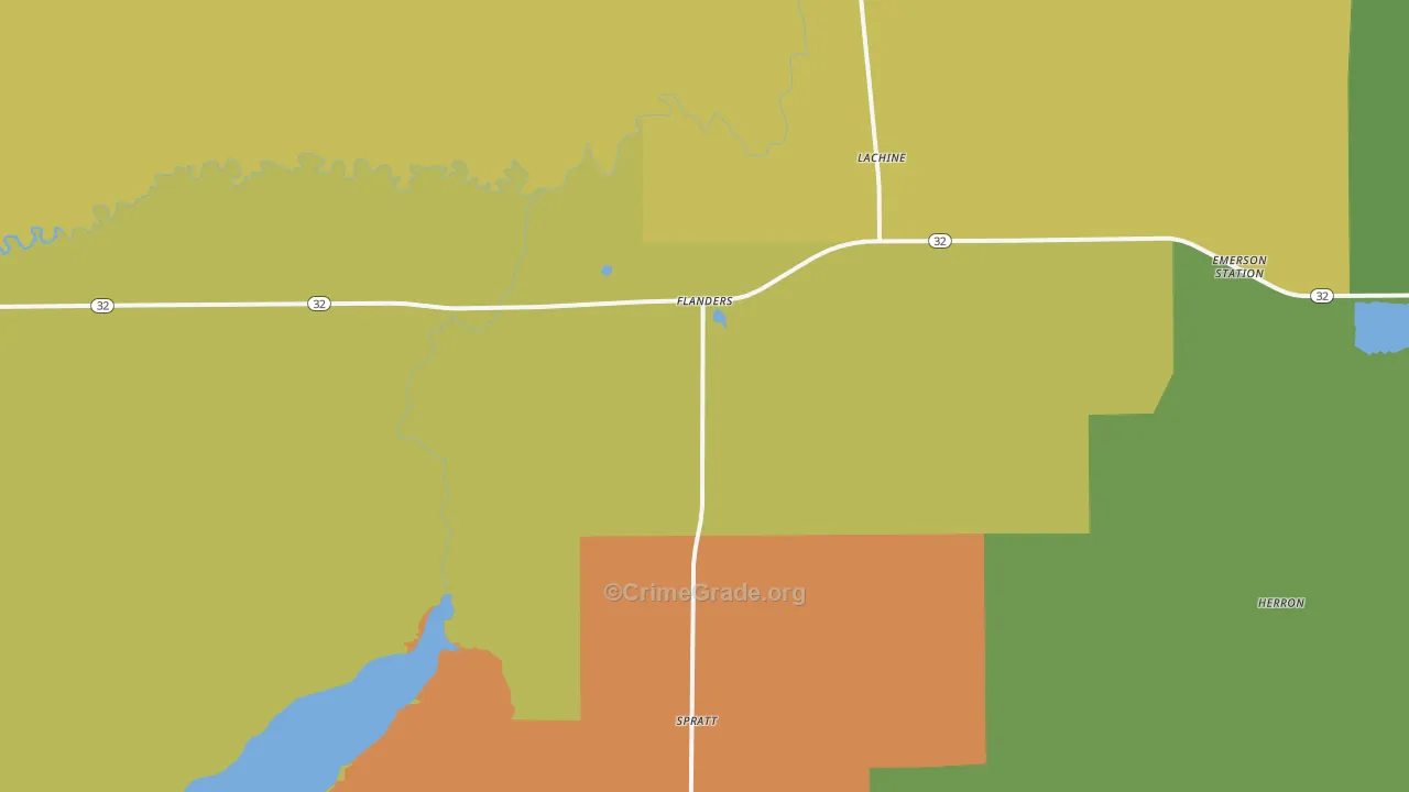 49753, MI Map of Drug-Related Crime Rates