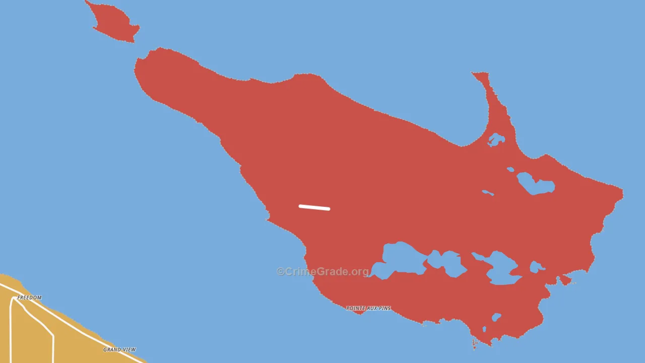 49775, MI Map of Drug-Related Crime Rates