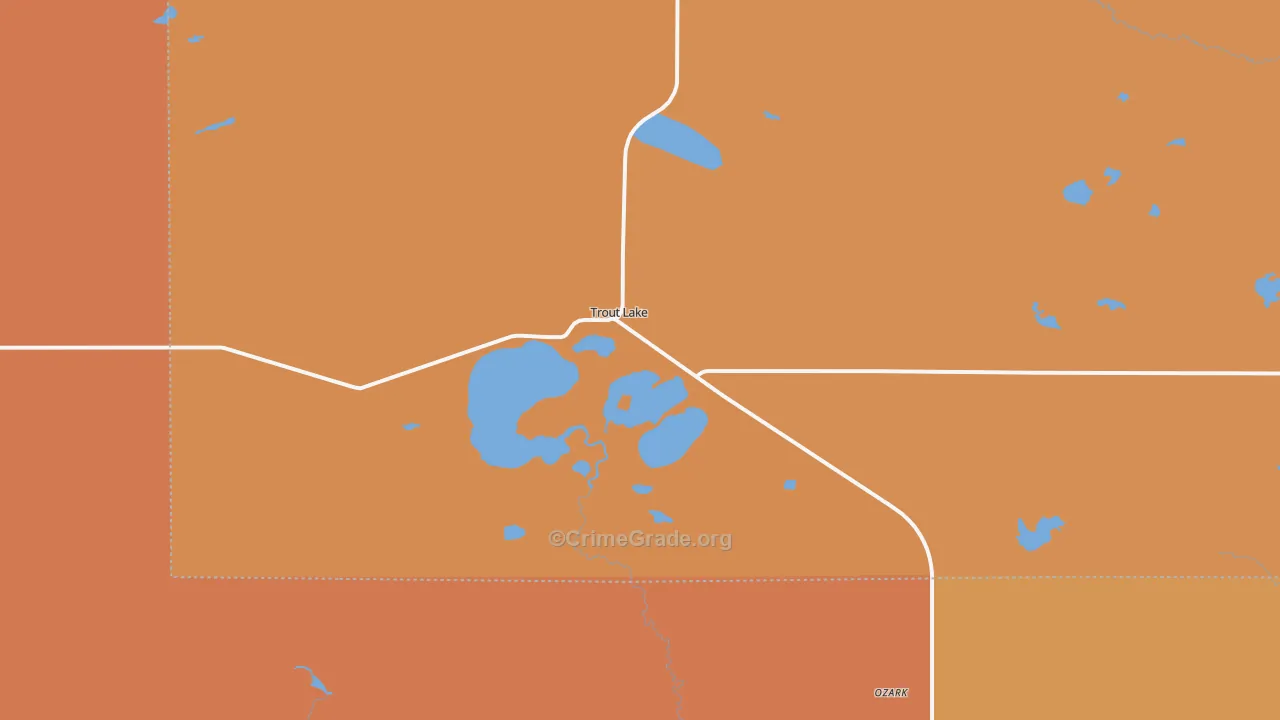 49793, MI Map of Drug-Related Crime Rates