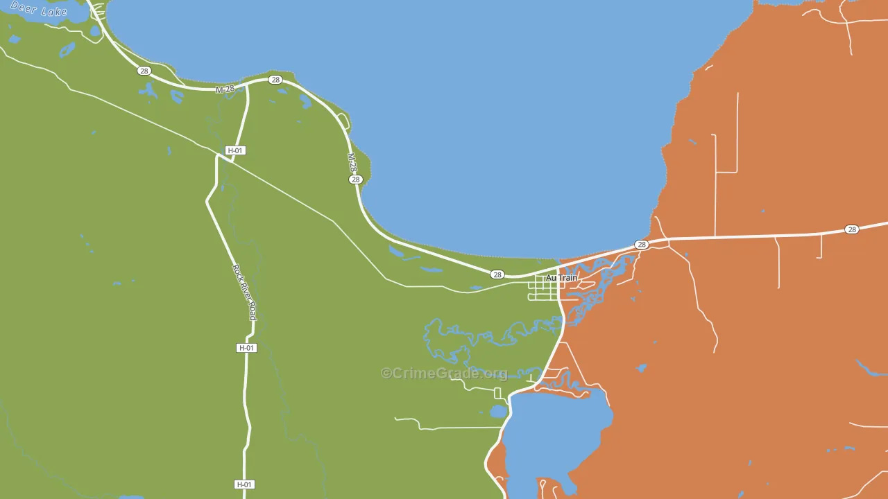 49806, MI Map of Drug-Related Crime Rates