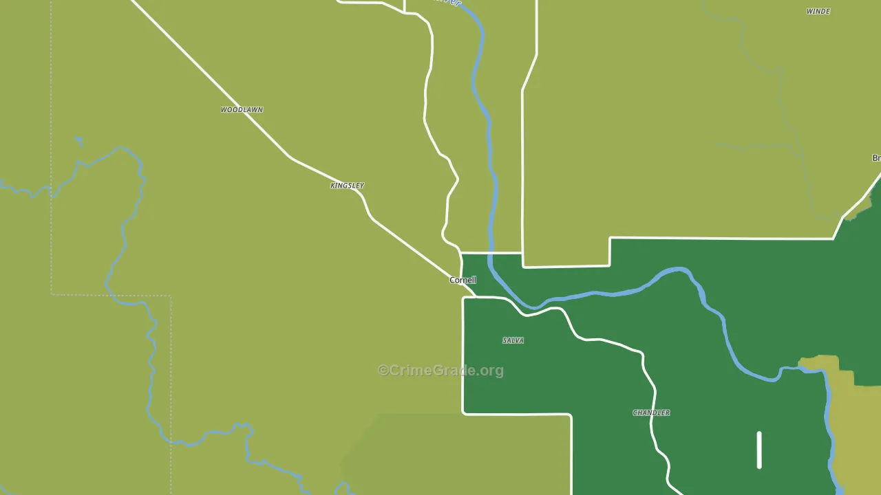 49818, MI Map of Drug-Related Crime Rates