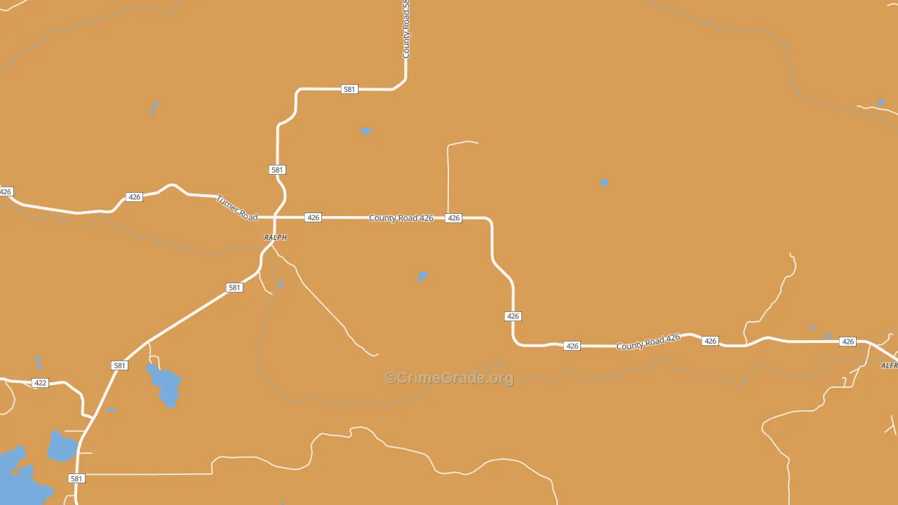 49877, MI Map of Drug-Related Crime Rates