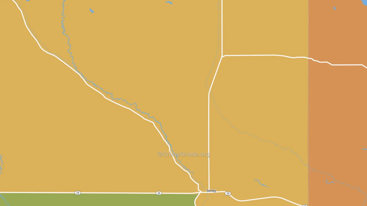 49883, MI Map of Drug-Related Crime Rates