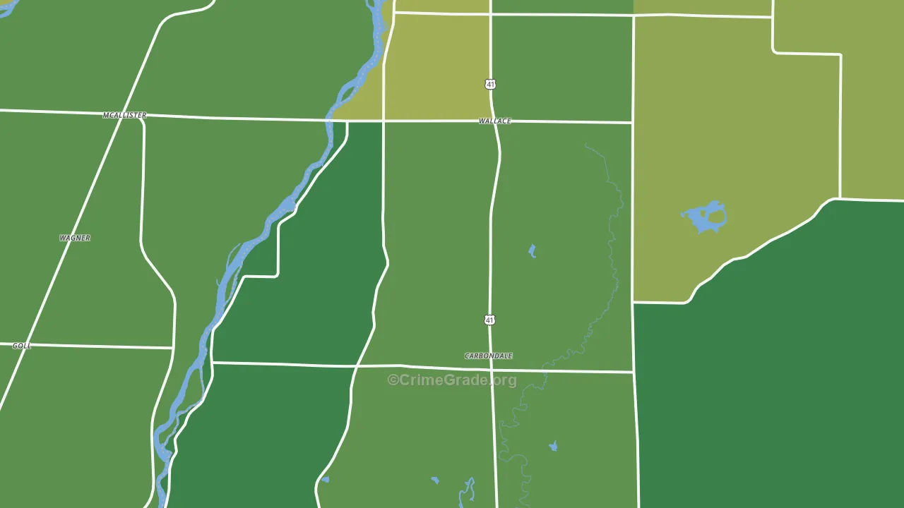 49893, MI Map of Drug-Related Crime Rates