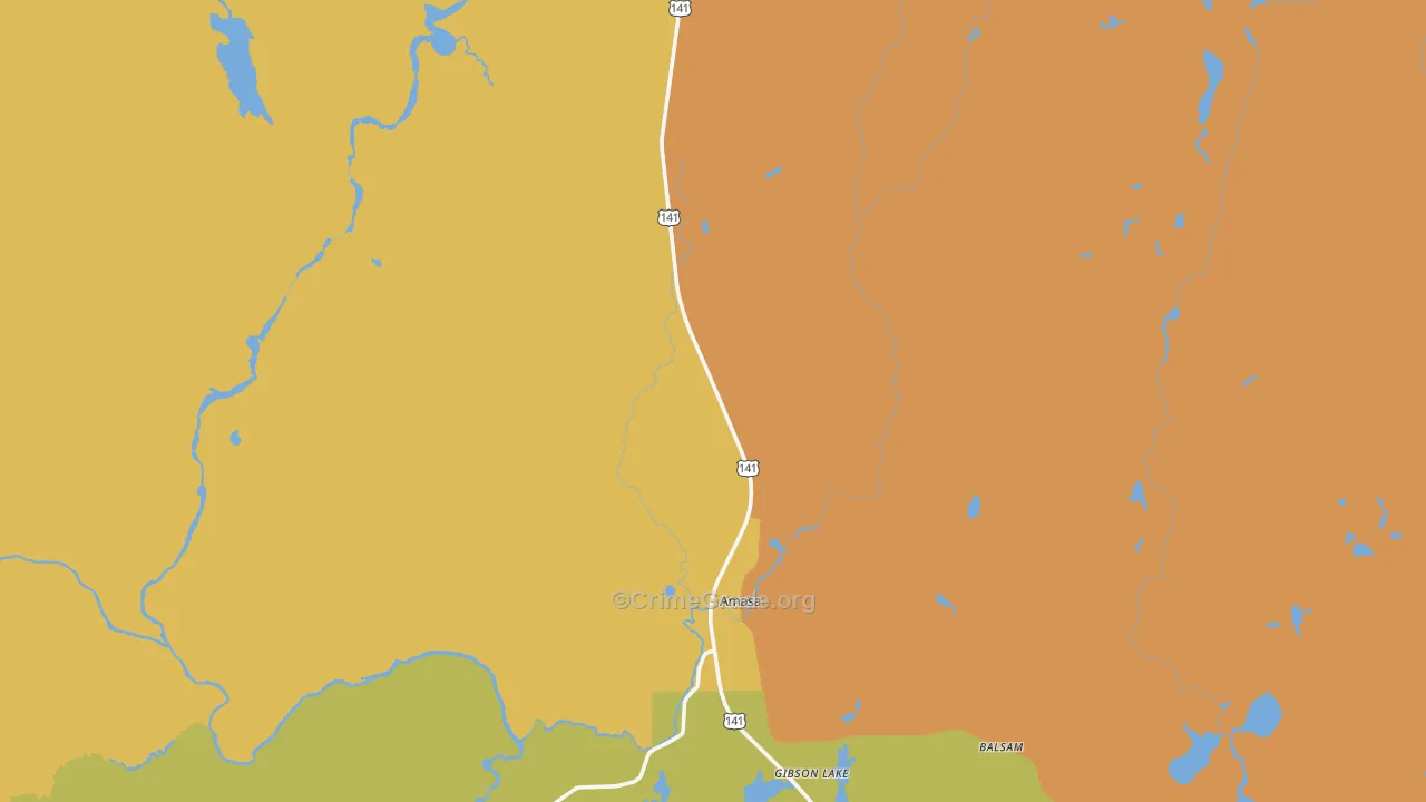 49903, MI Map of Drug-Related Crime Rates