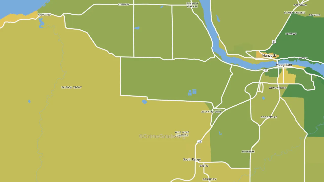 49905, MI Map of Drug-Related Crime Rates