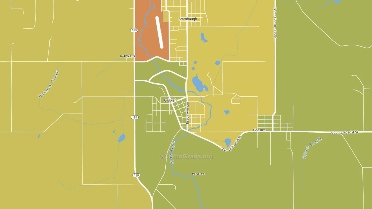 49915, MI Map of Drug-Related Crime Rates