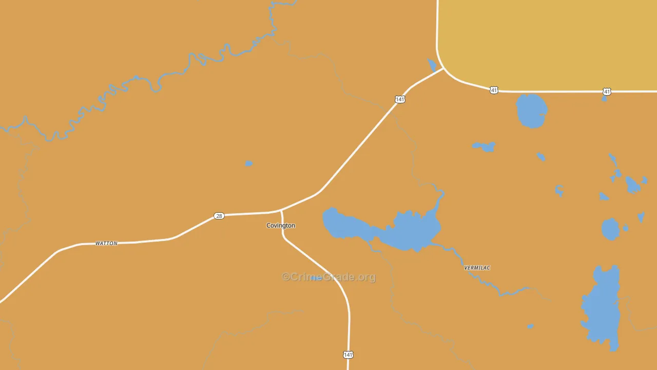 49919, MI Map of Drug-Related Crime Rates