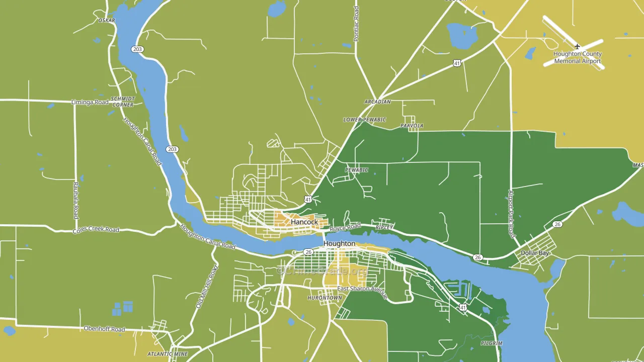 49930, MI Map of Drug-Related Crime Rates