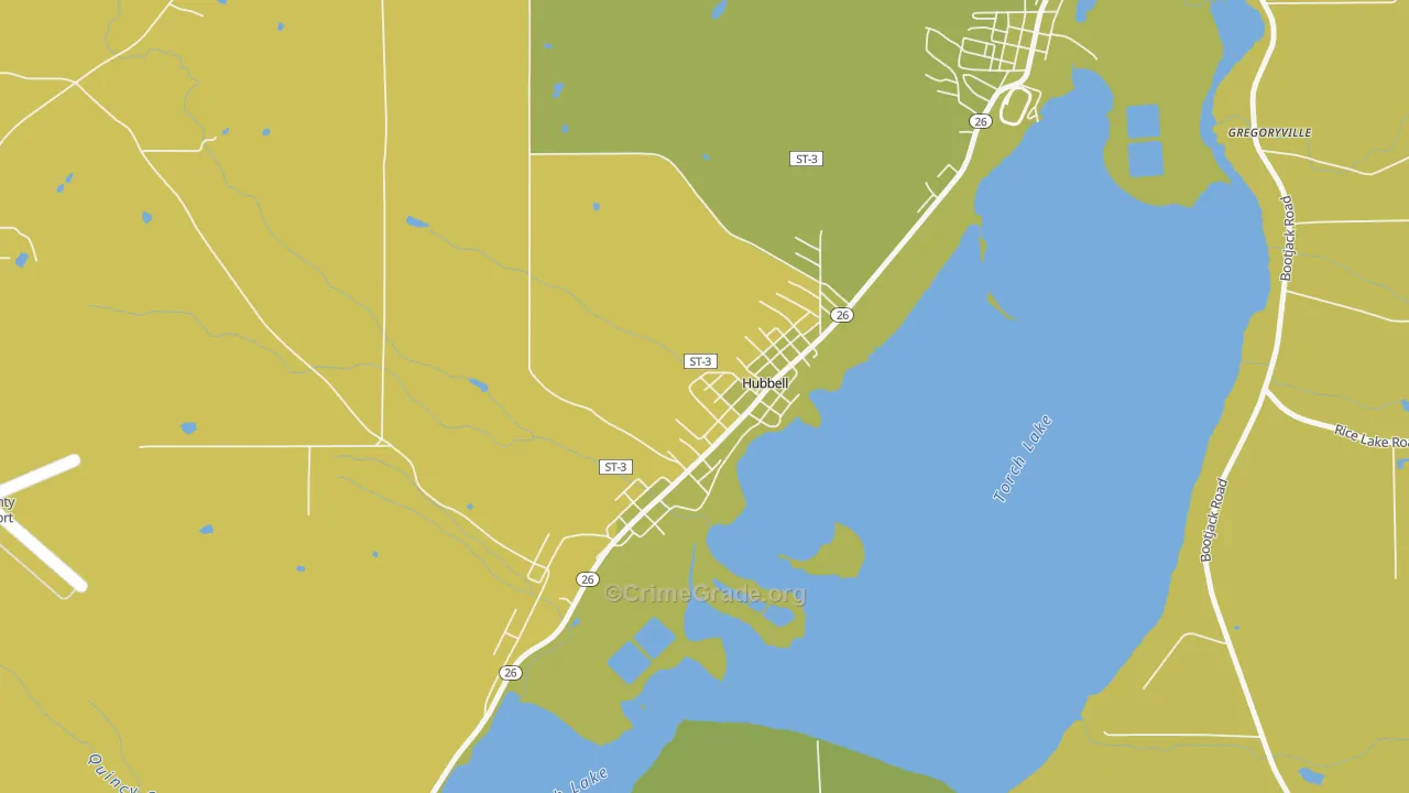 49934, MI Map of Drug-Related Crime Rates