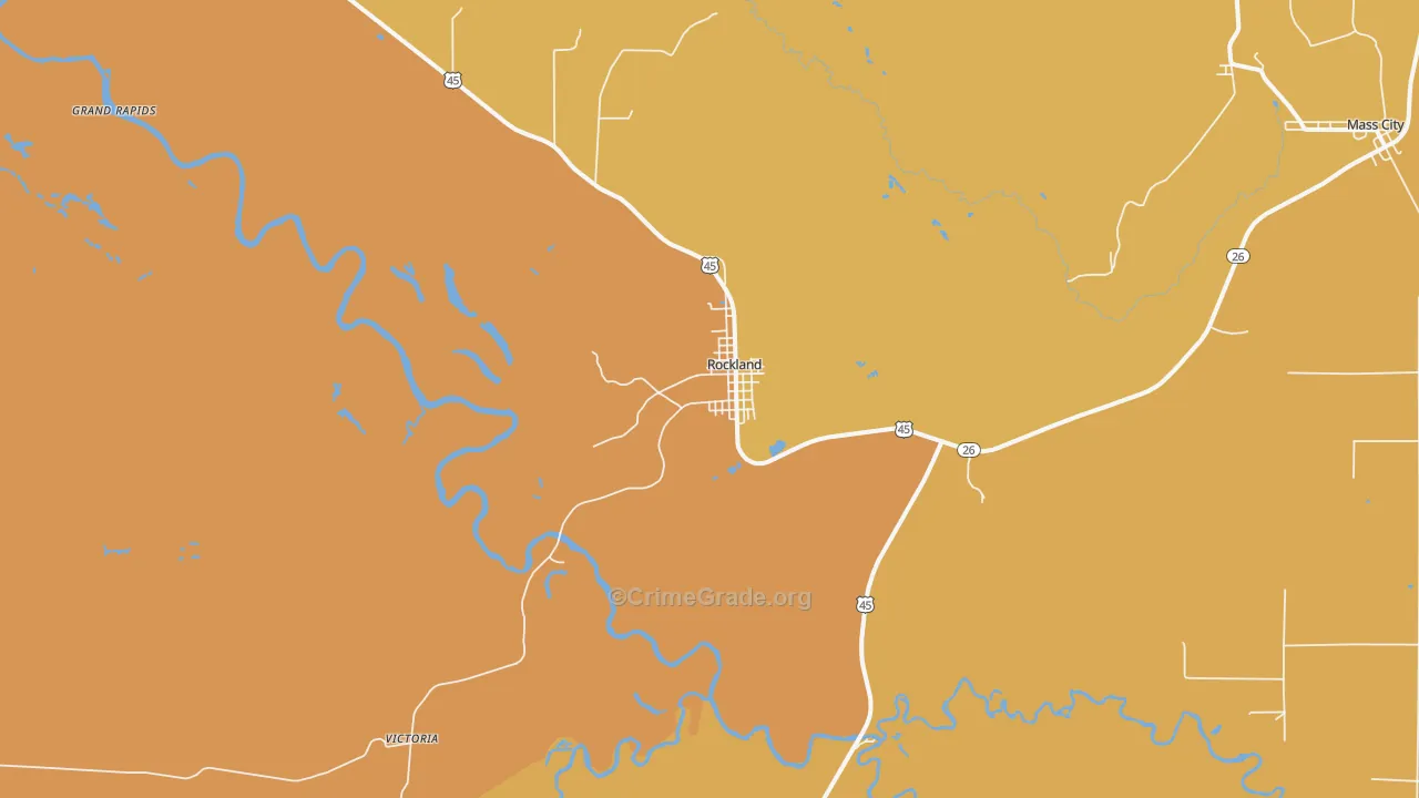 49960, MI Map of Drug-Related Crime Rates