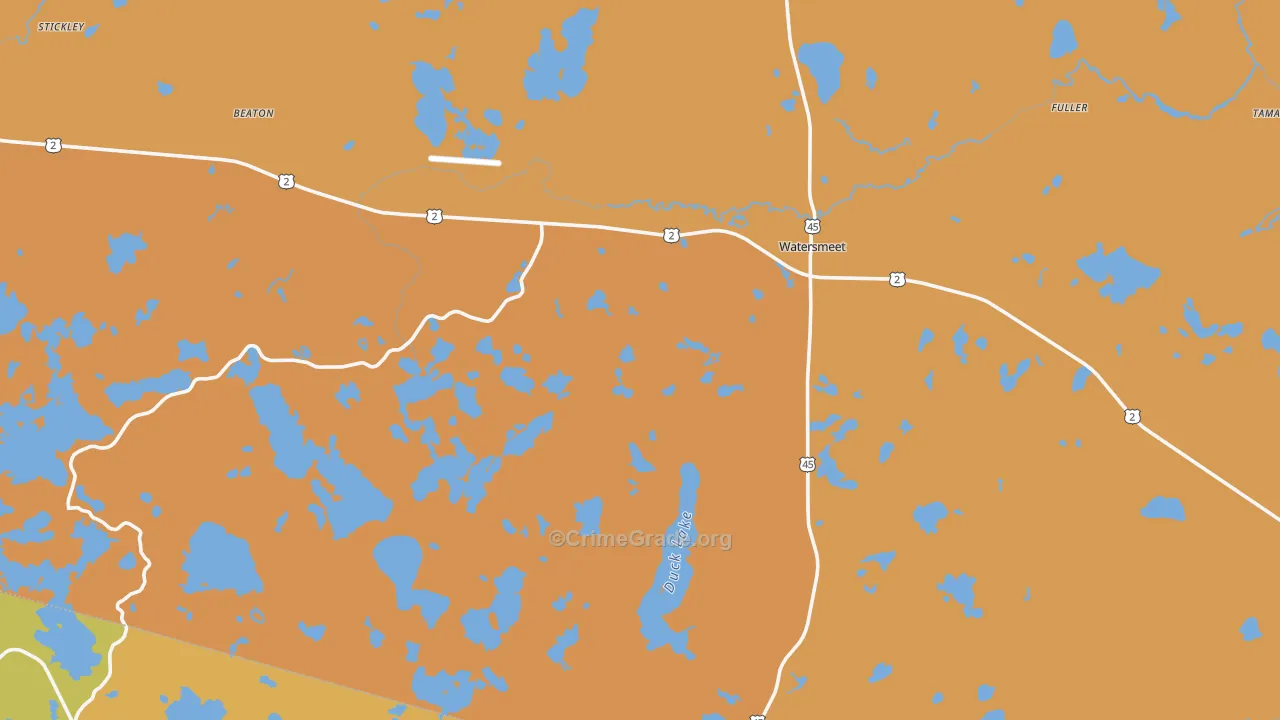 49969, MI Map of Drug-Related Crime Rates