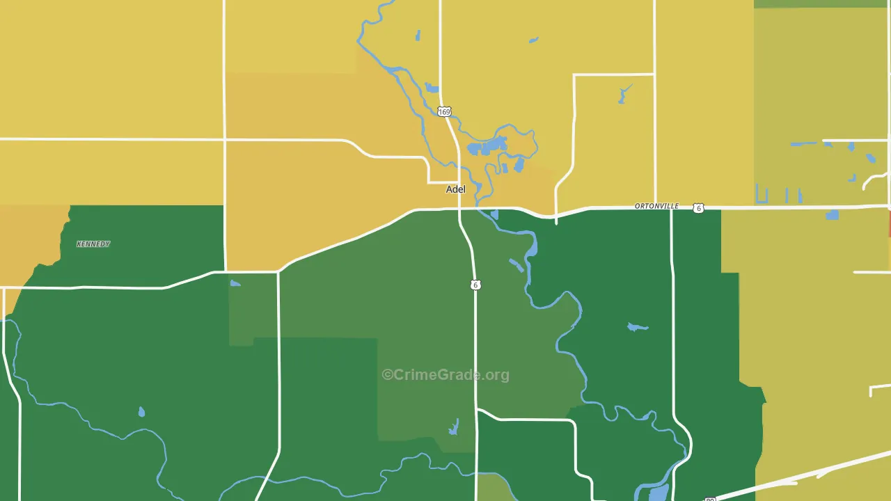 50003, IA Map of Drug-Related Crime Rates