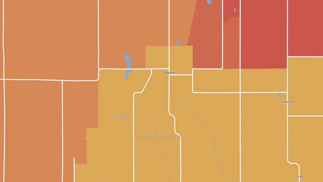 50008, IA Map of Drug-Related Crime Rates