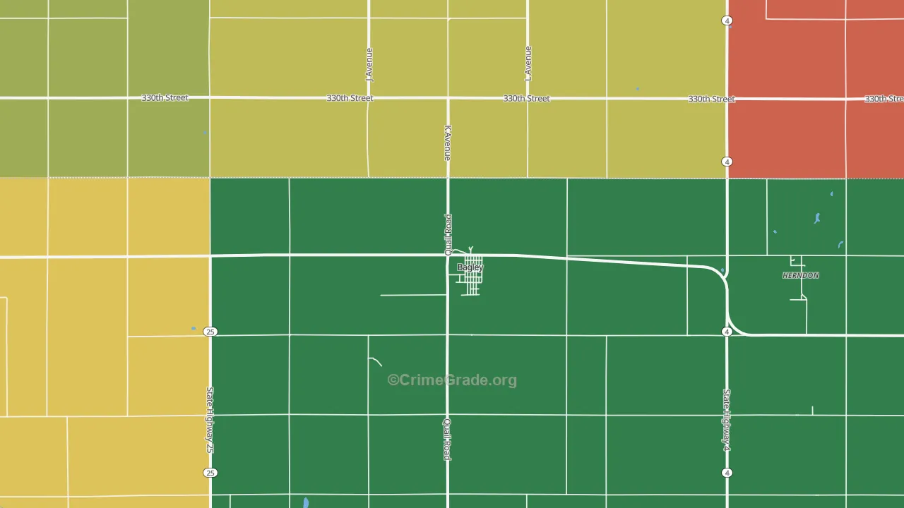 50026, IA Map of Drug-Related Crime Rates