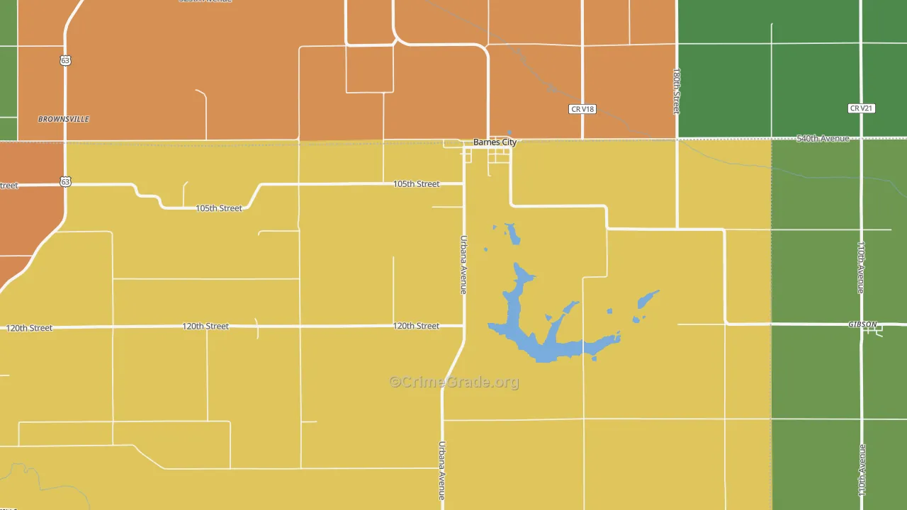 50027, IA Map of Drug-Related Crime Rates