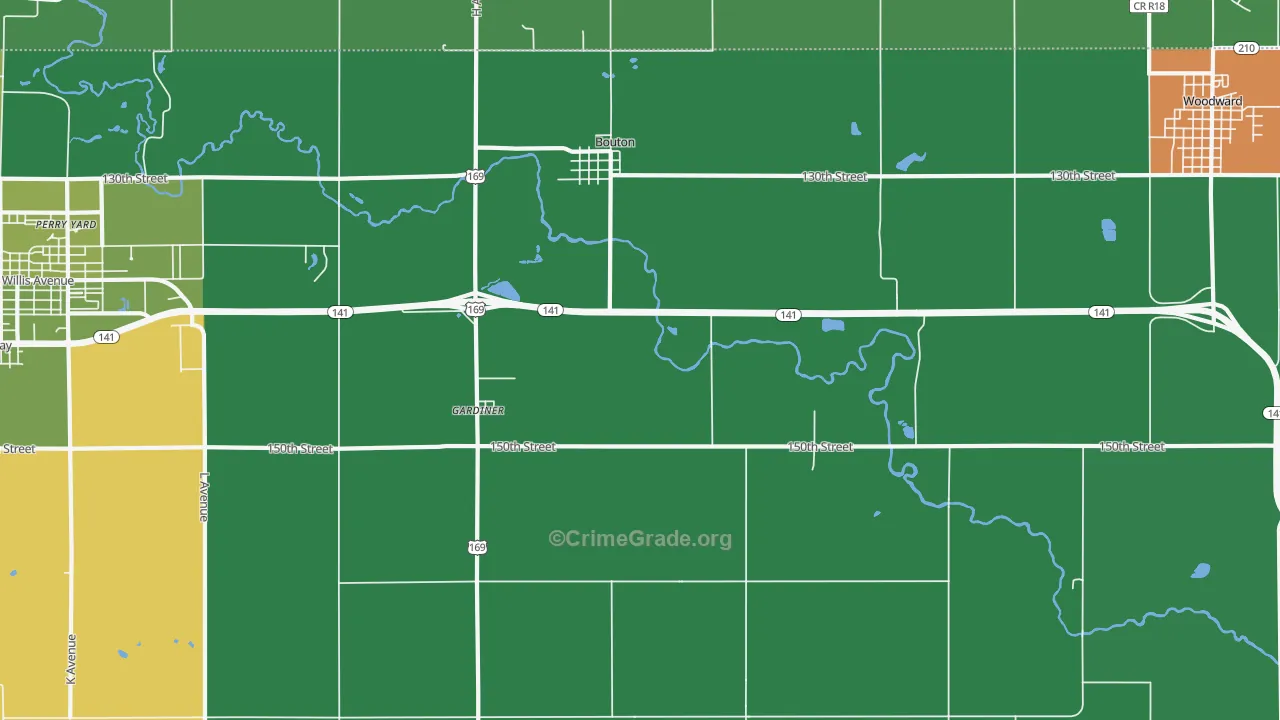 50039, IA Map of Drug-Related Crime Rates
