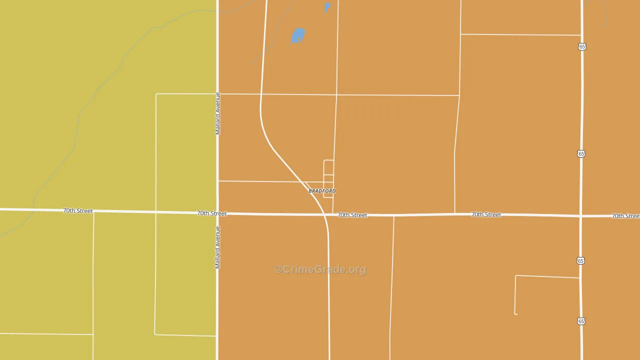 50041, IA Map of Drug-Related Crime Rates