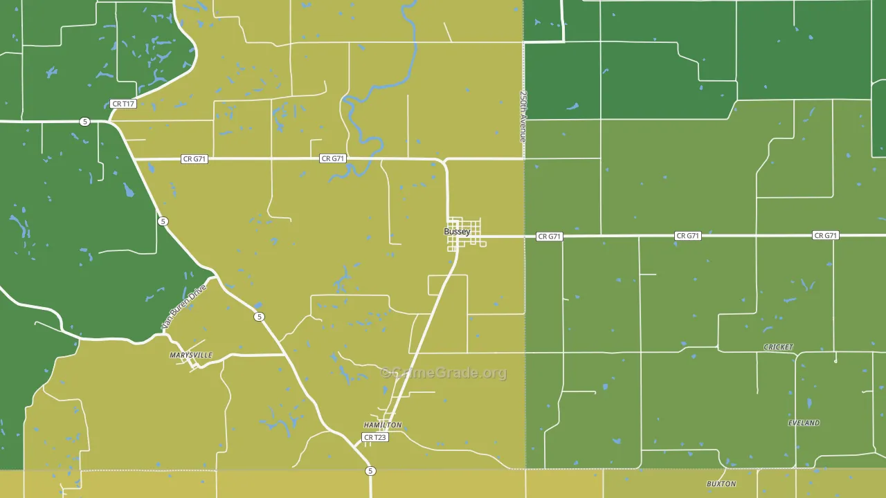 50044, IA Map of Drug-Related Crime Rates