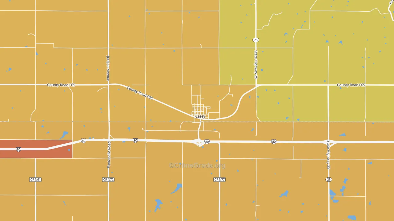50048, IA Map of Drug-Related Crime Rates