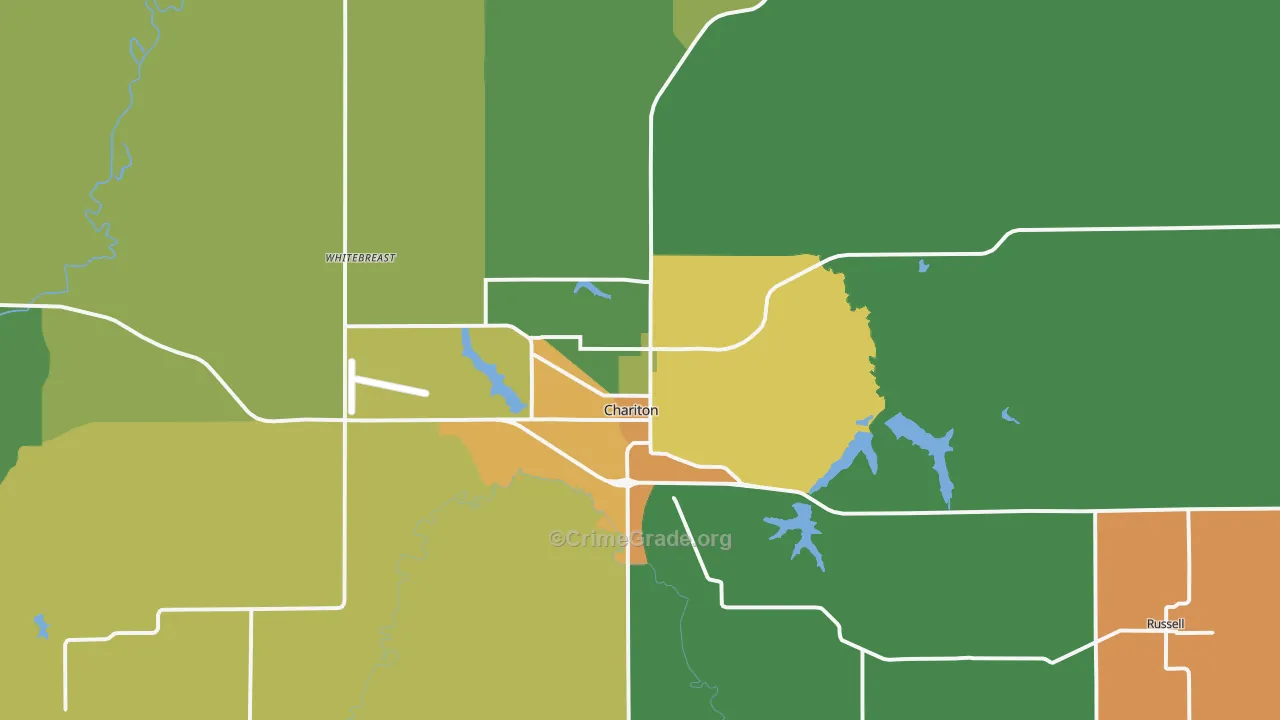 50049, IA Map of Drug-Related Crime Rates