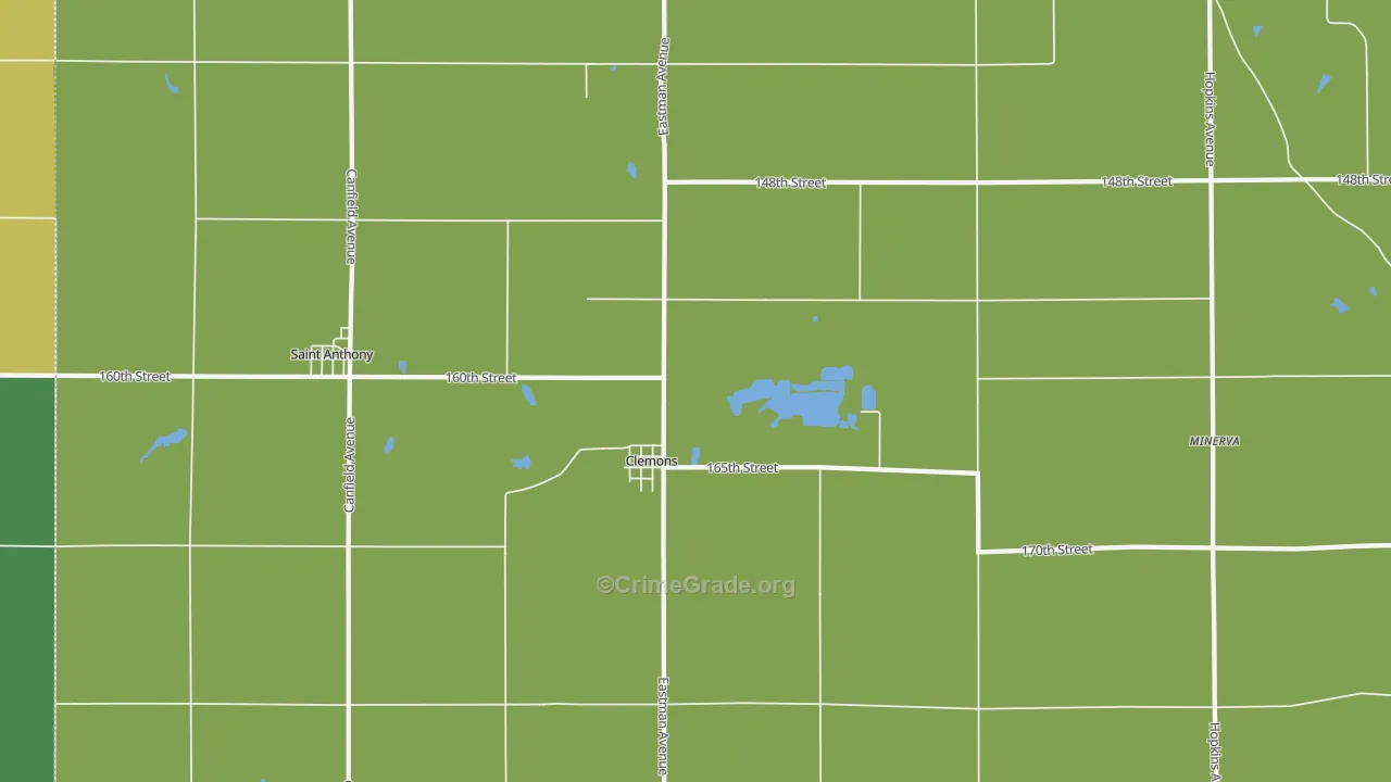 50051, IA Map of Drug-Related Crime Rates
