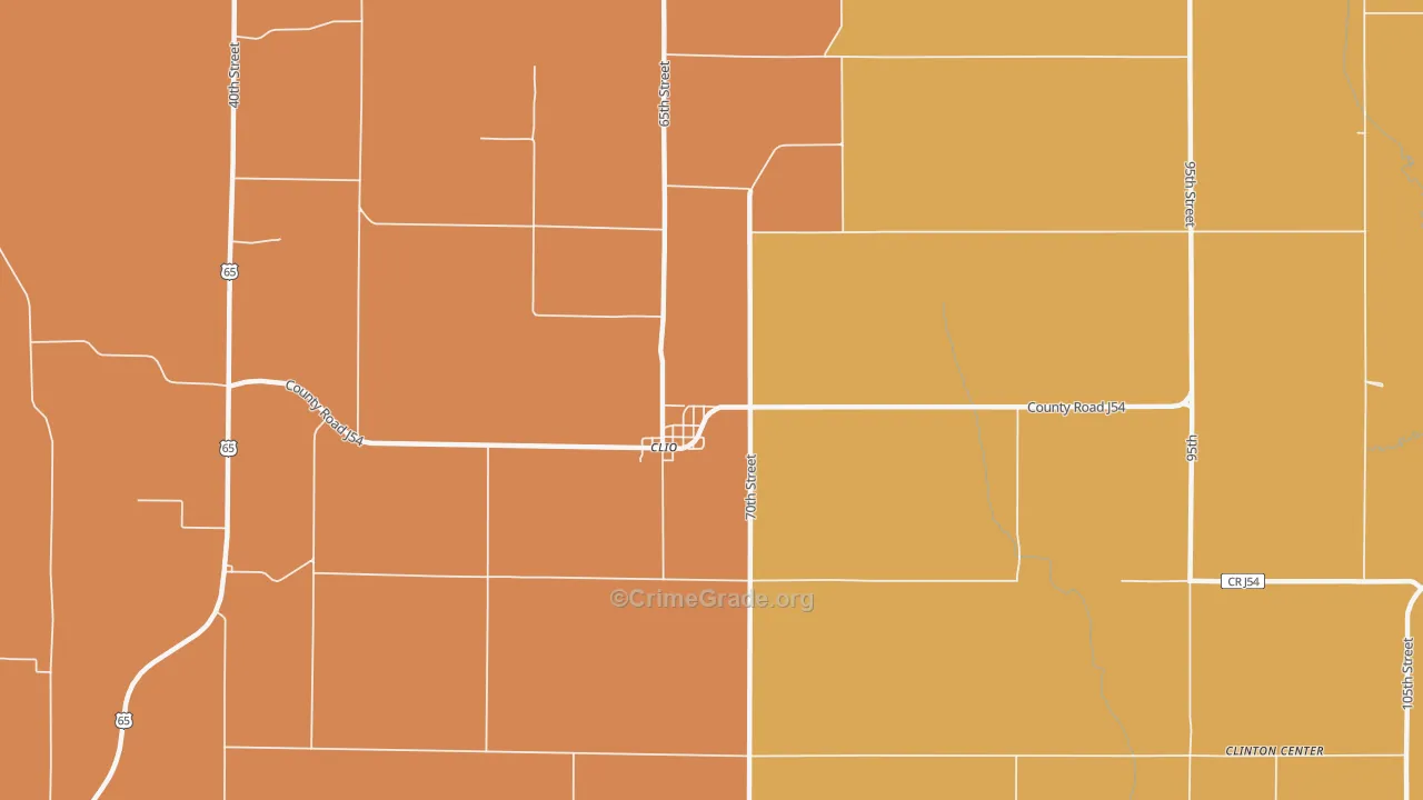 50052, IA Map of Drug-Related Crime Rates