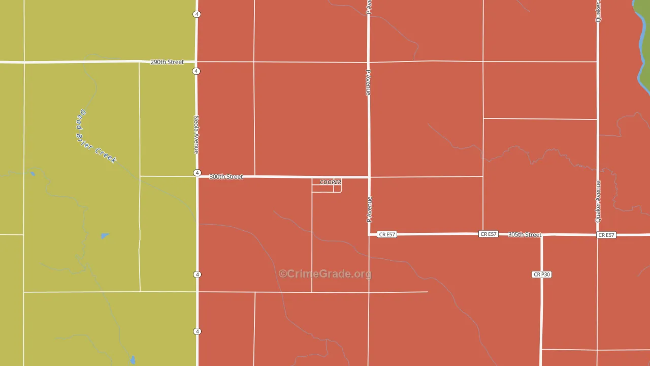 50059, IA Map of Drug-Related Crime Rates