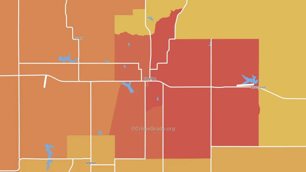 50060, IA Map of Drug-Related Crime Rates