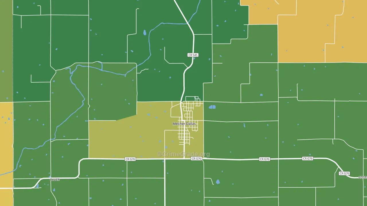 50062, IA Map of Drug-Related Crime Rates