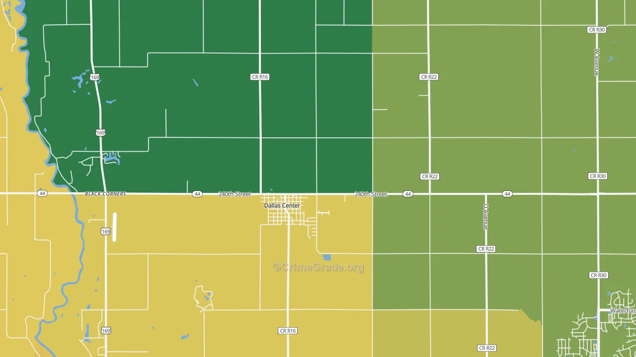 50063, IA Map of Drug-Related Crime Rates