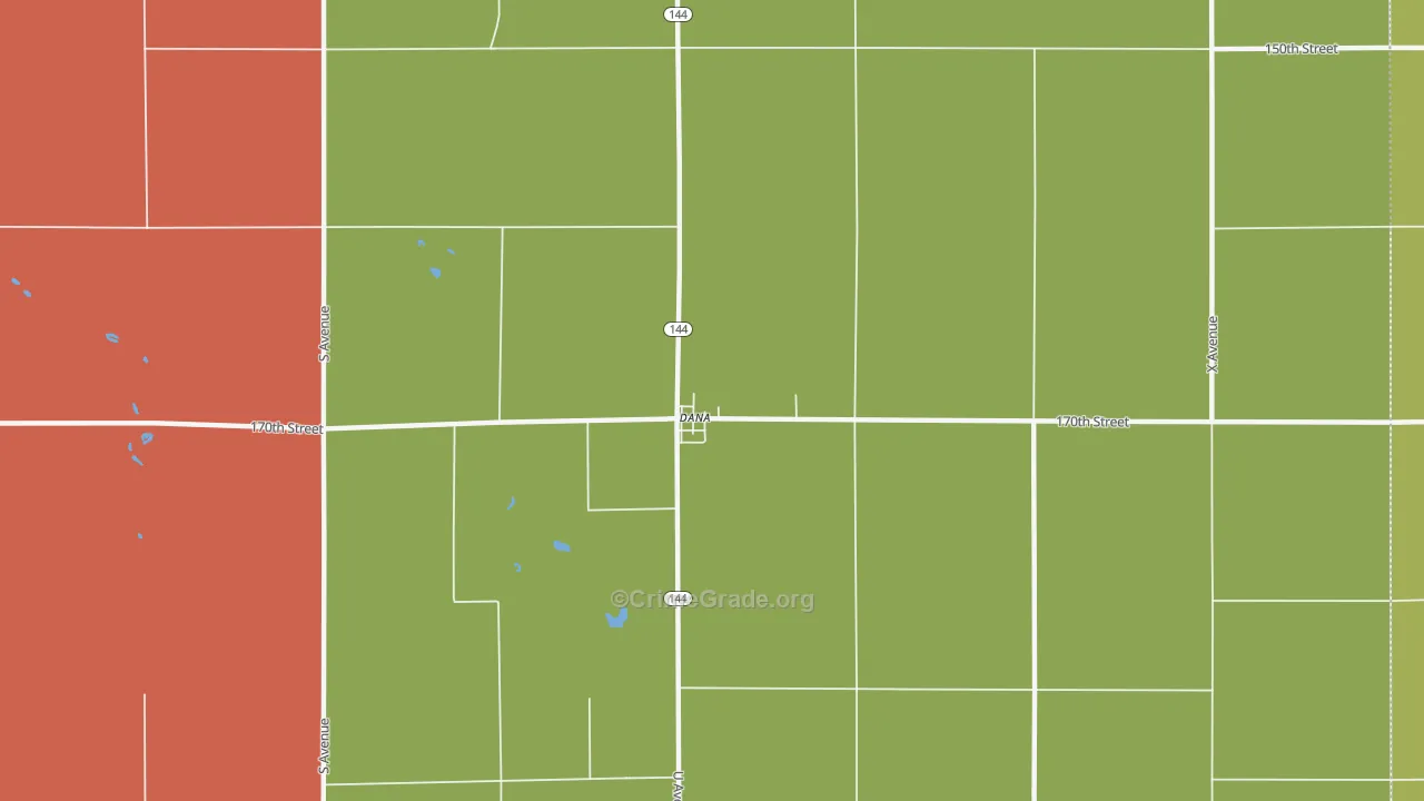 50064, IA Map of Drug-Related Crime Rates