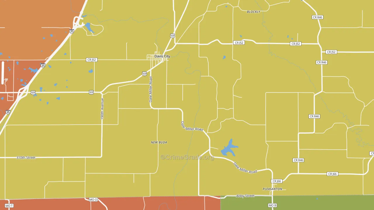 50065, IA Map of Drug-Related Crime Rates