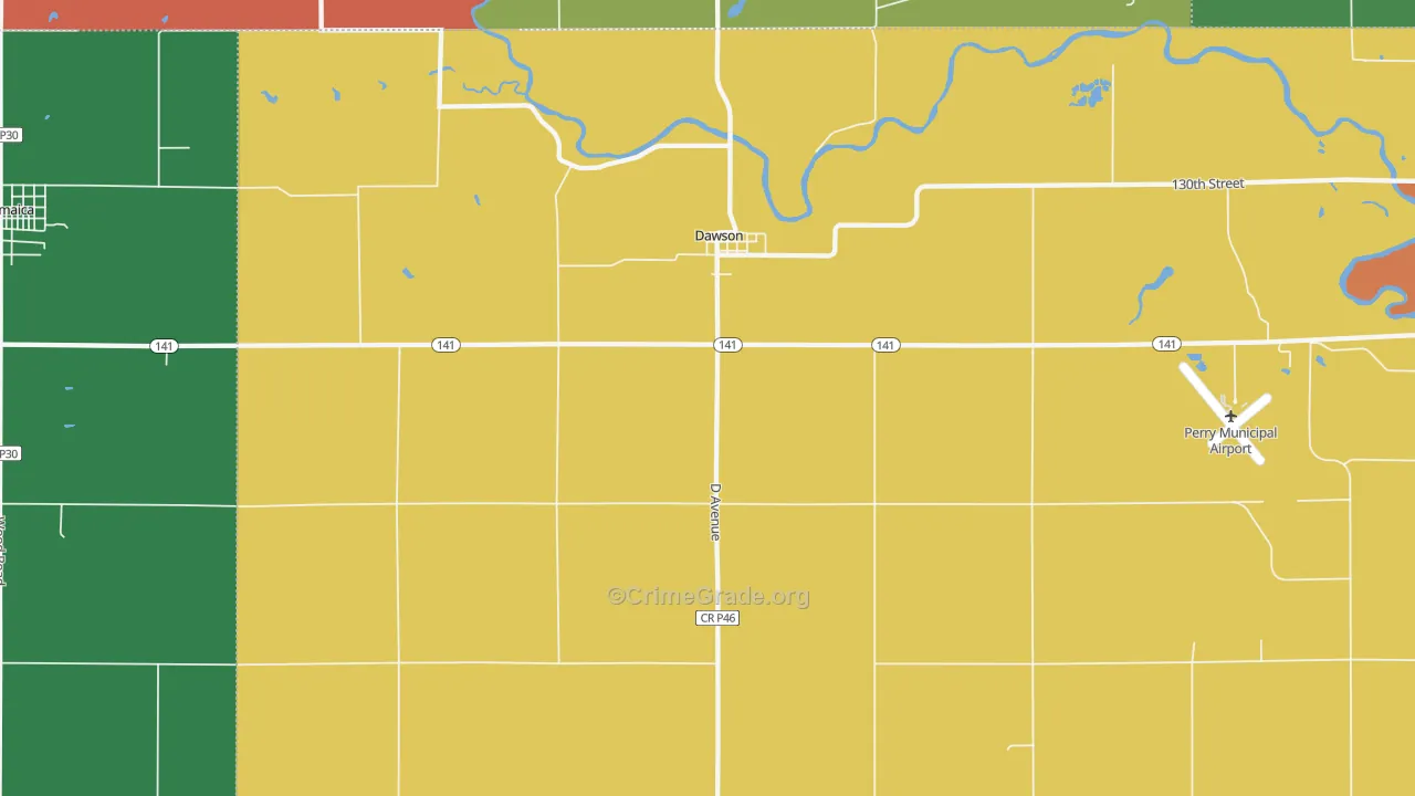 50066, IA Map of Drug-Related Crime Rates