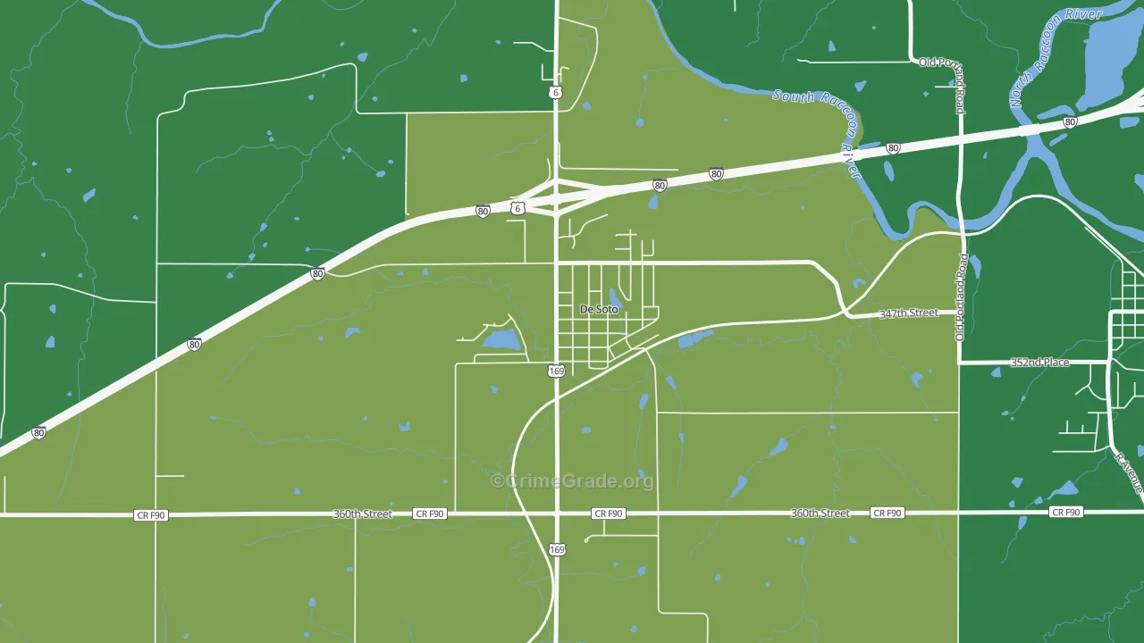 50069, IA Map of Drug-Related Crime Rates