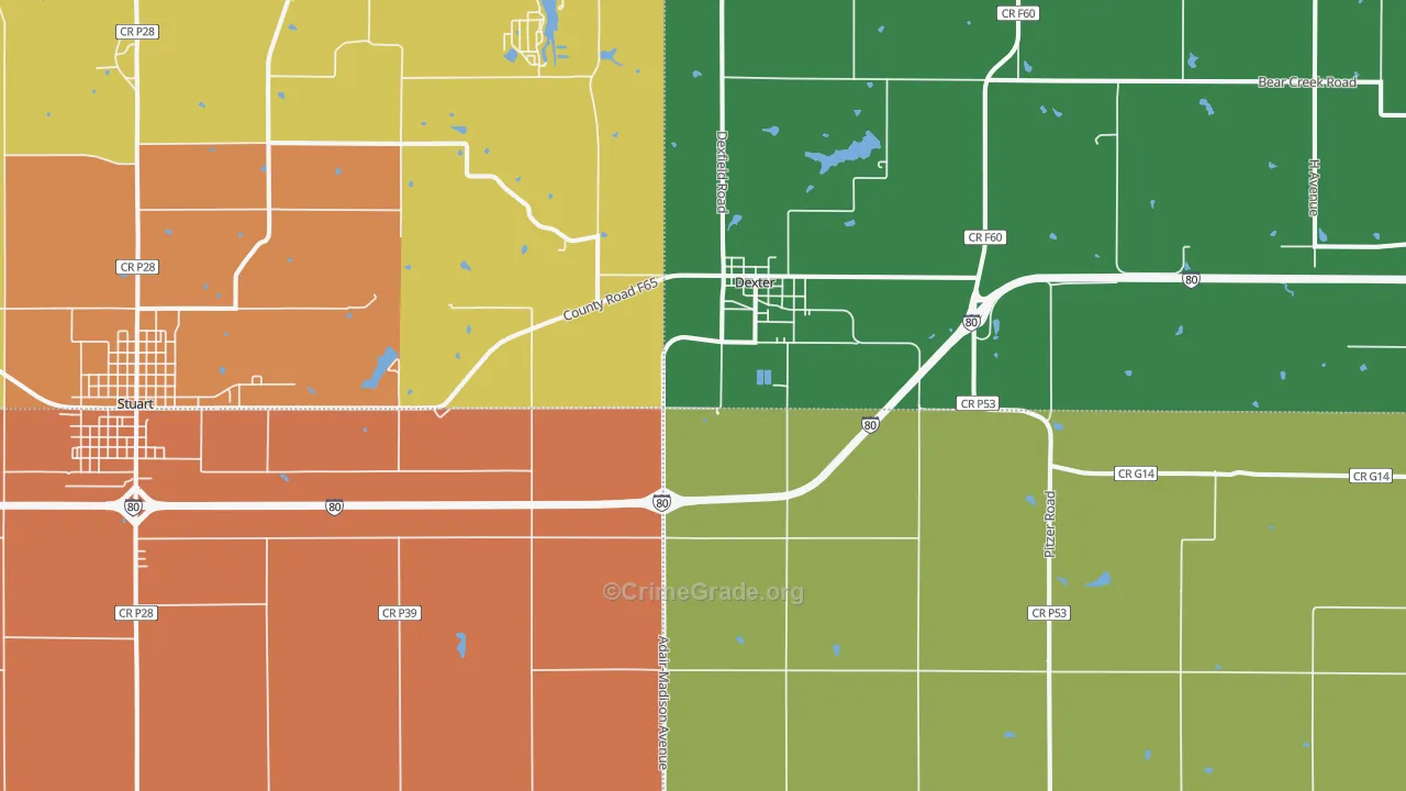 50070, IA Map of Drug-Related Crime Rates
